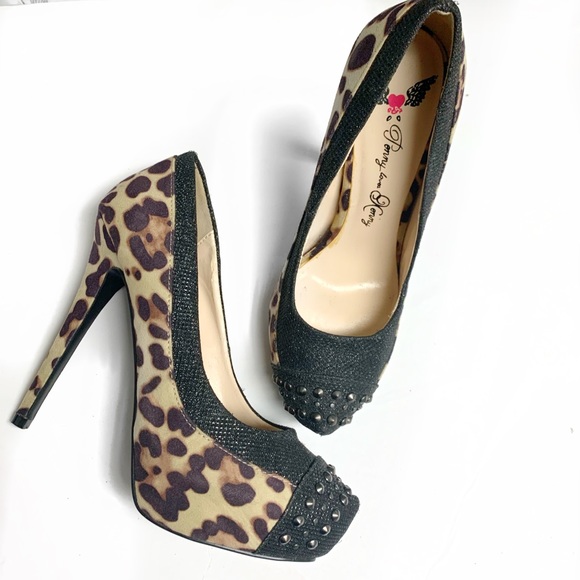 shoes, leopard print, high heels, cute high heels, spikes shoes, leopard print, high heels, cute high heels, spikes